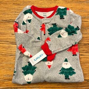 NWT carters 3t footed Christmas pjs